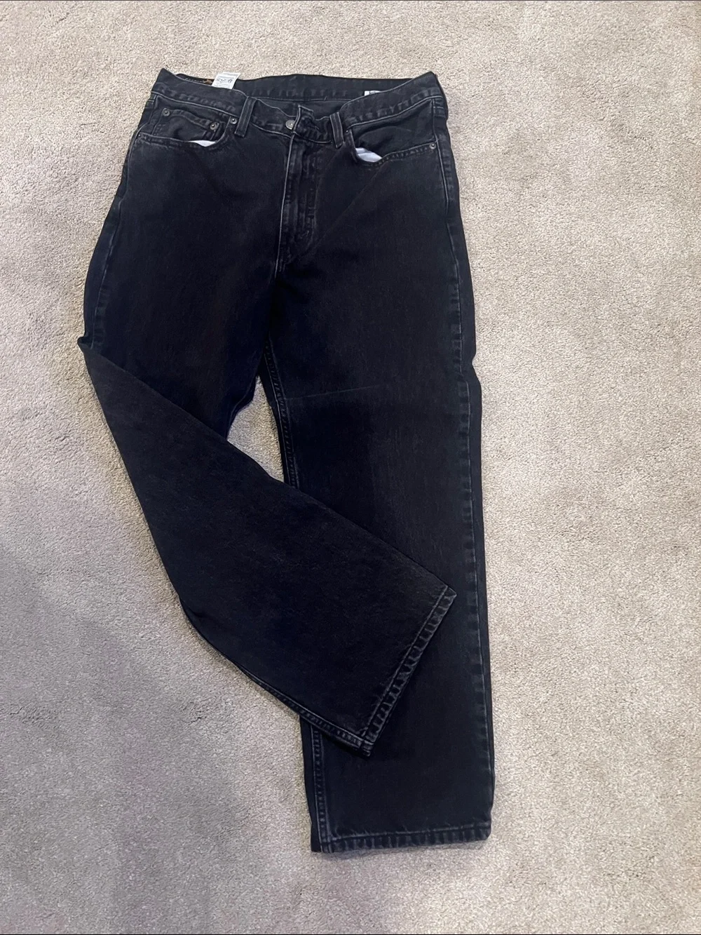 Levi's Black Straight-Leg Jeans